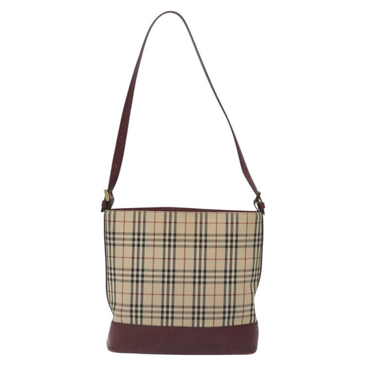 Burberry Nova Check Shoulder Bag Canvas Beige Shoulder Bag 71
