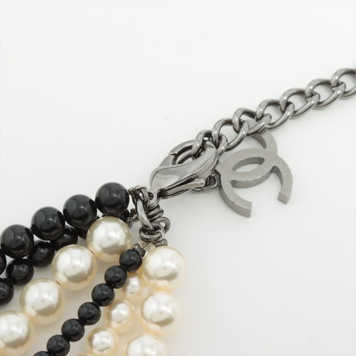 Chanel Coca-Cola Necklace GP x Pearl Silver