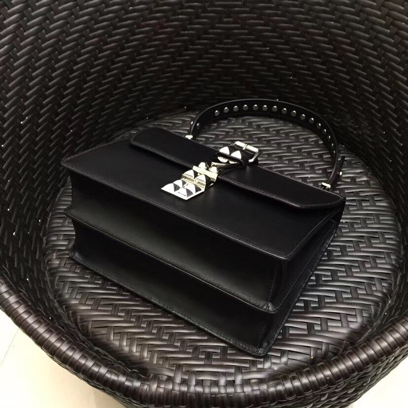 Prada Elektra Shoulder Bag In Leather Black