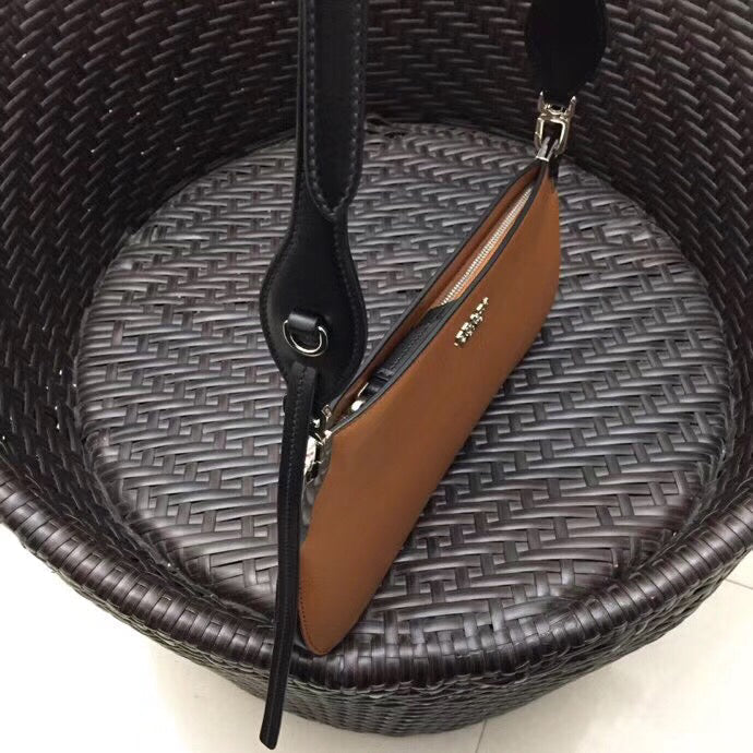 Prada Sidonie Shoulder Bag Leather Brown