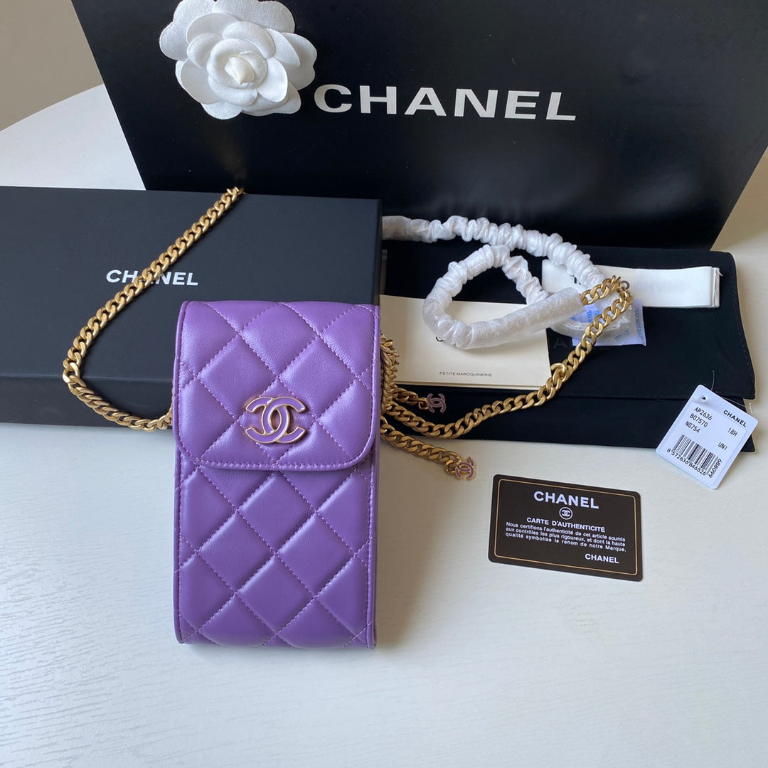 Chlphone Holder Purple Bag For Women Travel Bag