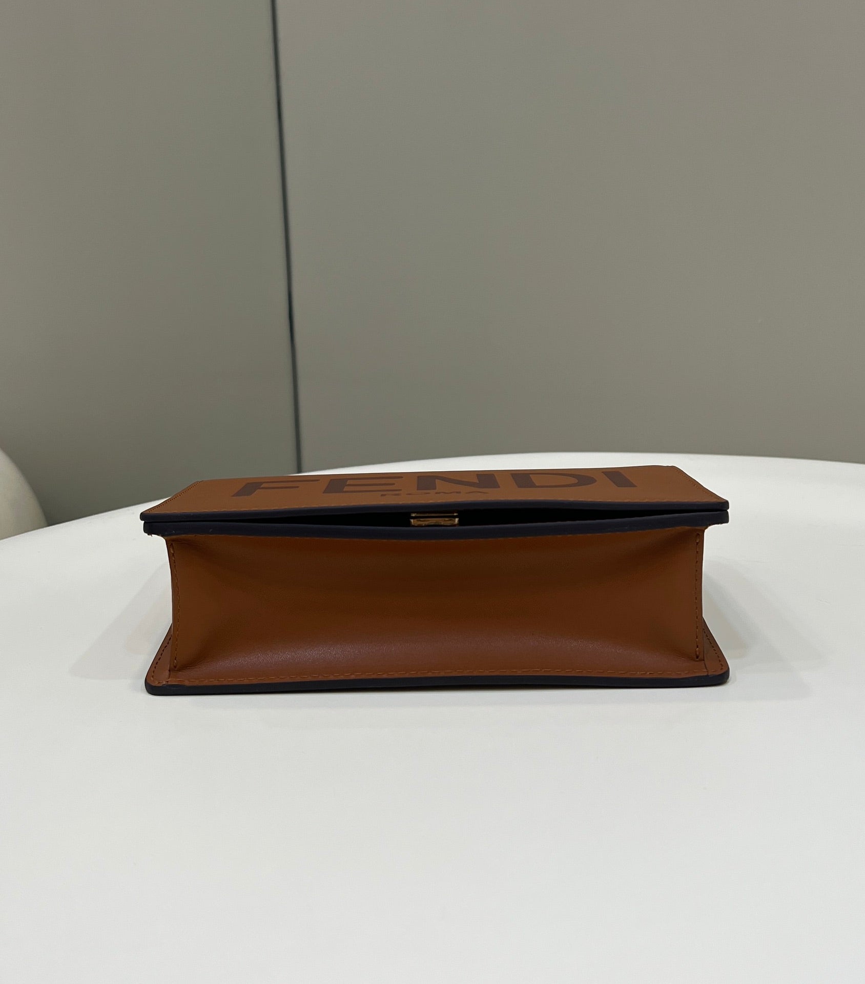 Top QualityTop Quality Wallet On Brown Mini Chain Crossbody Bag