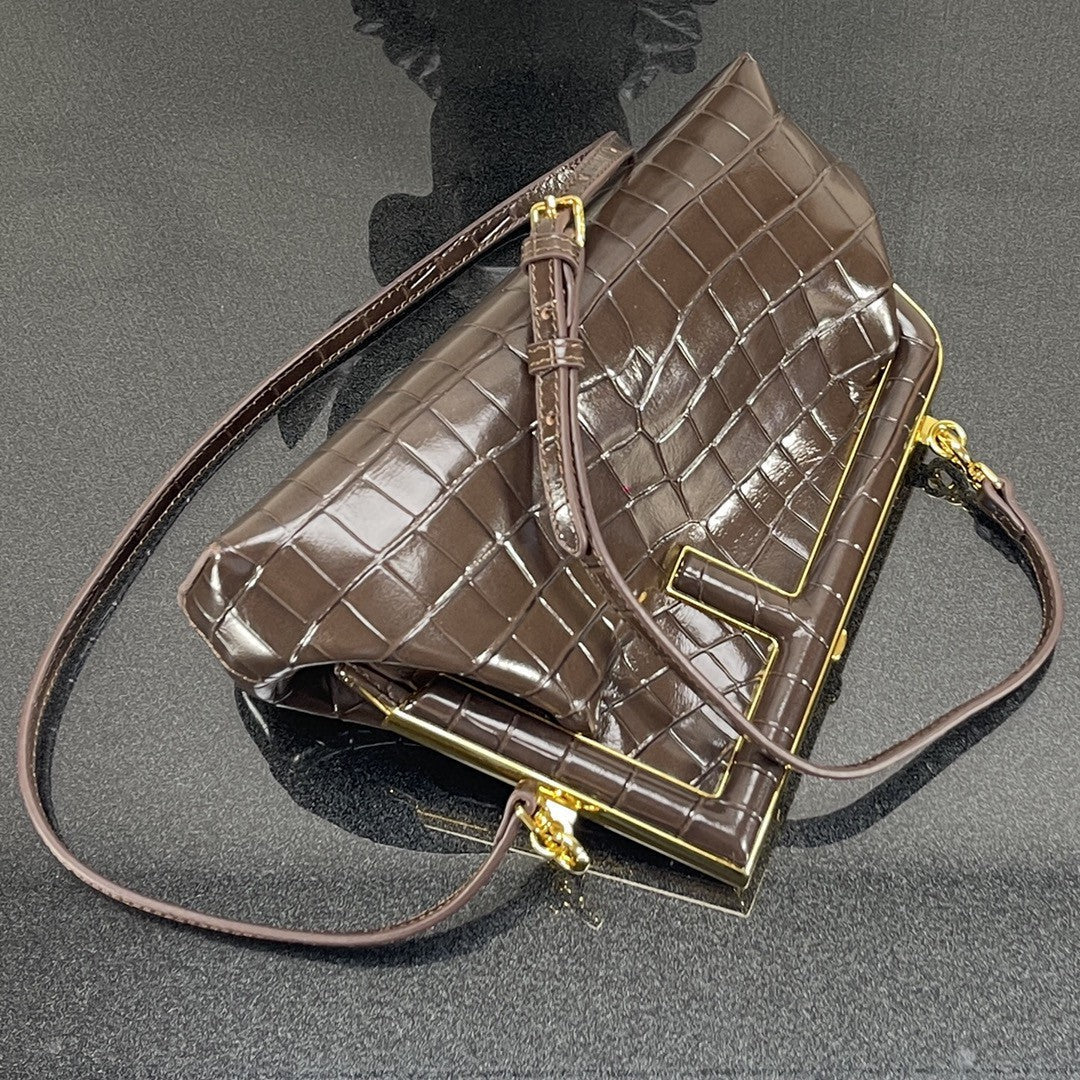 Fi First Gray Crocotop Qualityle Bag For Small Travel Bag