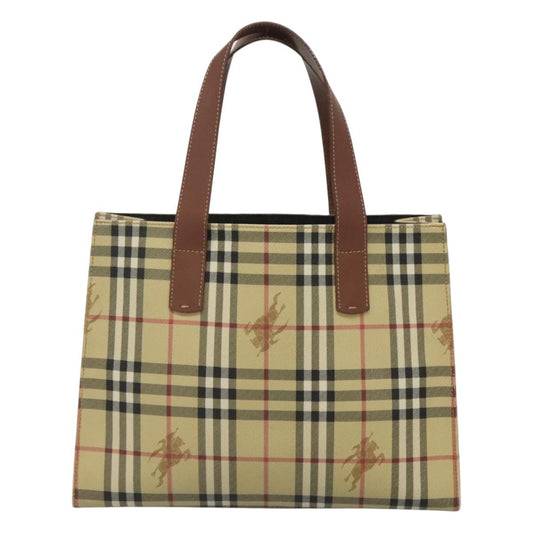 Burberry Nova Check Tote Bag Canvas Beige Tote Bag 12