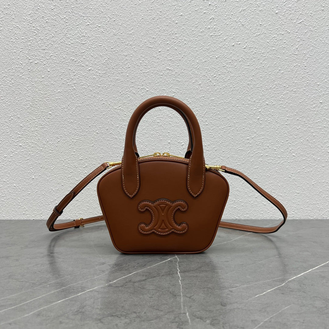 Top Quality Bowling Bag For Women 20Cmã Tan Mini Travel Bag