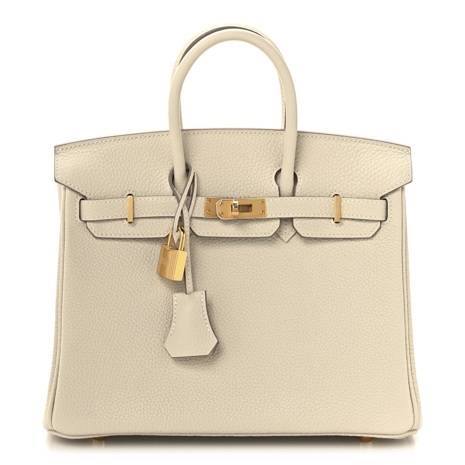 Hermes Togo Birkin Craie Handbag Travel Bag 25 Craie 1752242