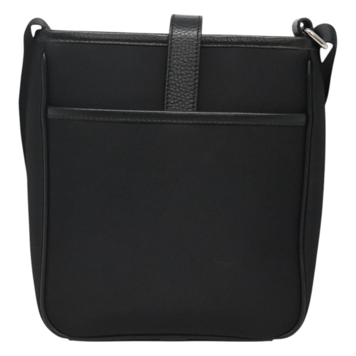Burberry Nova Check Shoulder Bag Nylon Black Nylon Shoulder Bag