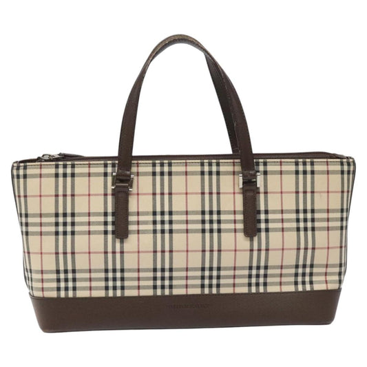 Burberry Nova Check Tote Bag Canvas Beige Tote Bag 49