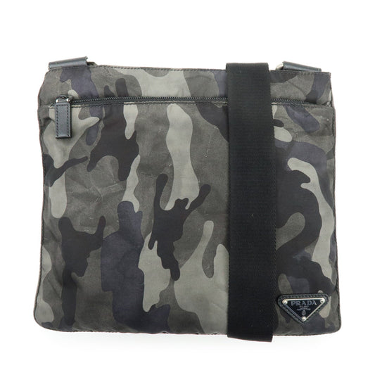Crossbody Bag Triangle Shoulder Bag Camouflage Nylon Logo