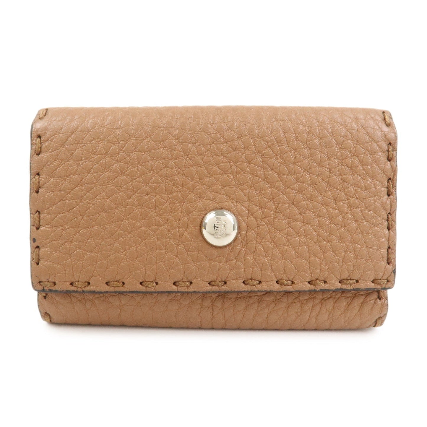 Selleria 6 Rings Key Case Leather Brown Jewelry