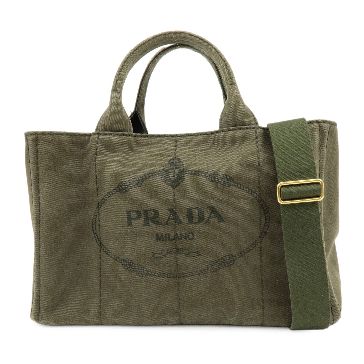Tote Bag Canapa Hand Bag Khaki Canvas Logo