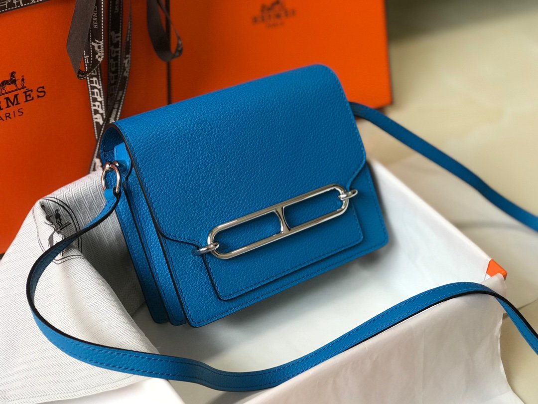 Top Quality Evercolor Sac Roulis For Women Blue Mini Shoulder Bag