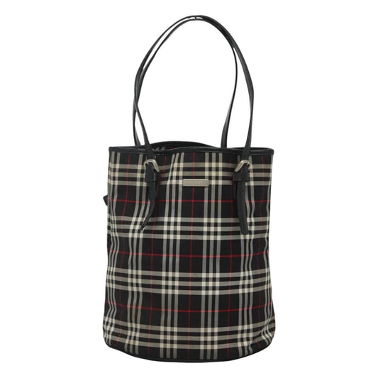 Burberry Nova Check Multicolour Synthetic Tote Bag