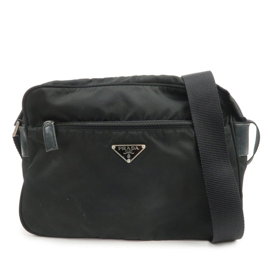 Crossbody Bag Triangle Shoulder Bag 3 Nylon Black Logo