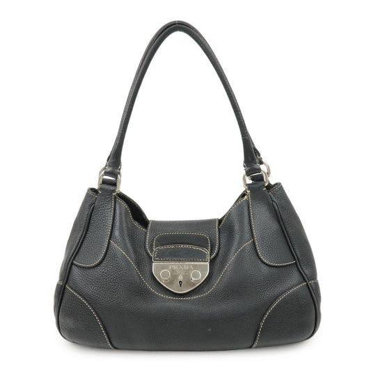 Shoulder Bag Hand Bag d 2 Leather Black Logo