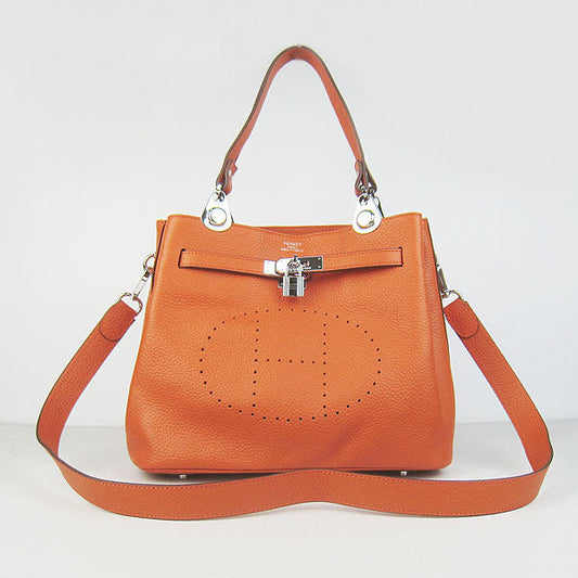 Hermes Luxury So Kelly Ladies Orange Handbag Travel Bag