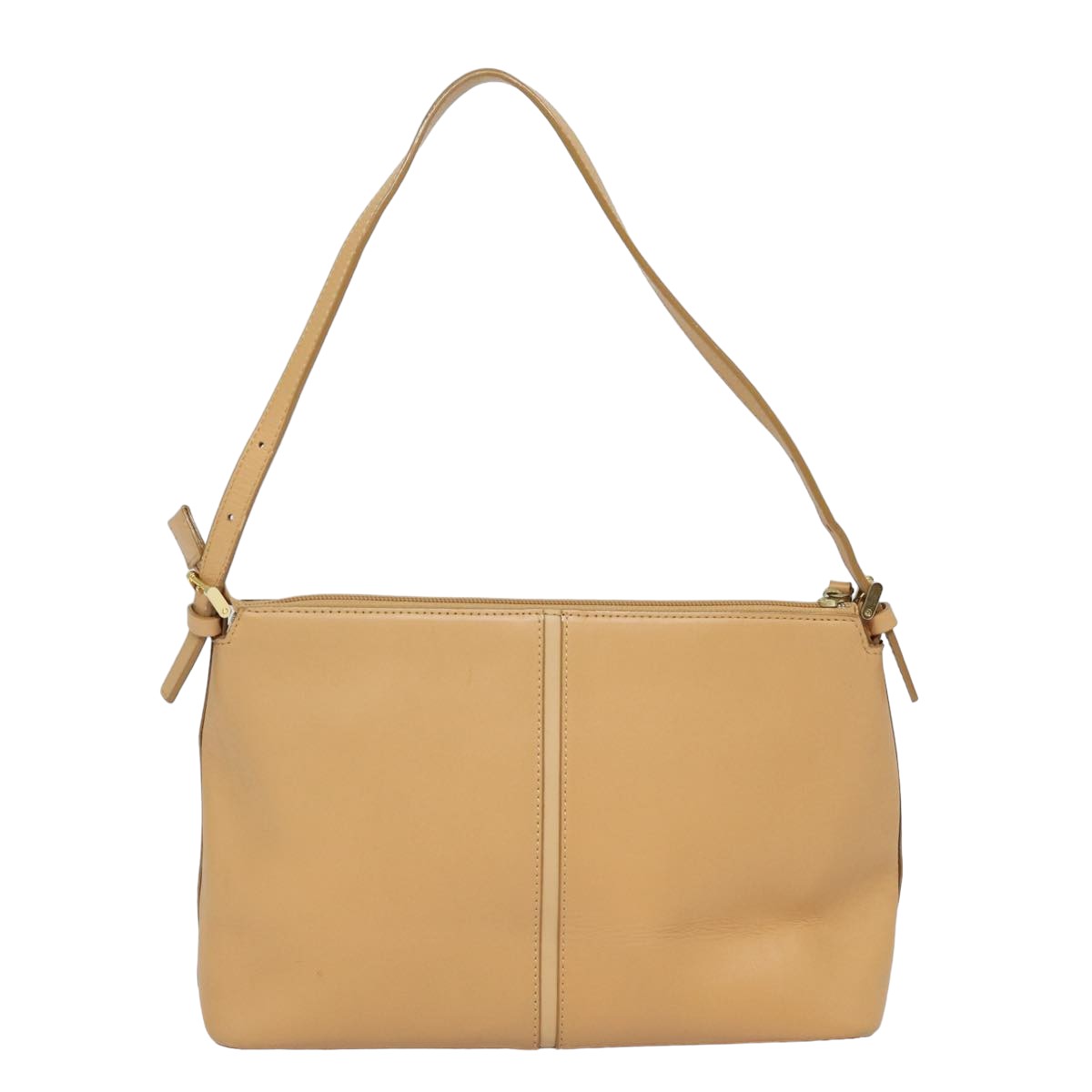 Burberry Nova Check Shoulder Bag Leather Beige Shoulder Bag 1