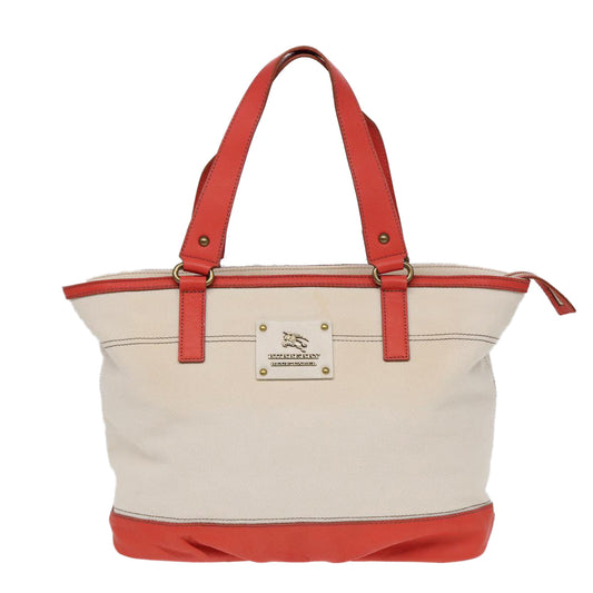 Burberry Tote Bag Canvas White Canvas Tote Bag