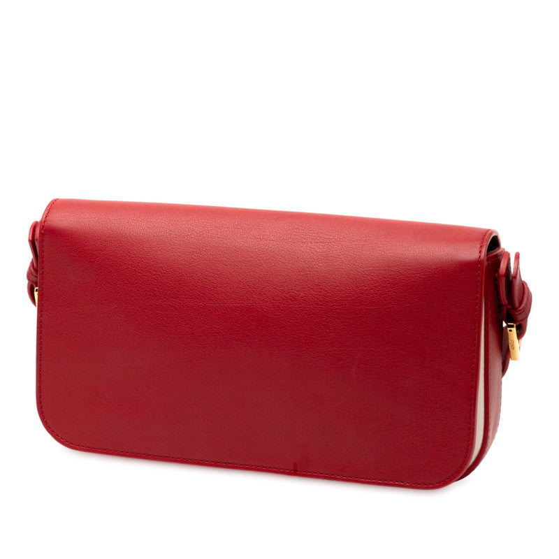 Fendi Trebucket Shoulder Bag Leather