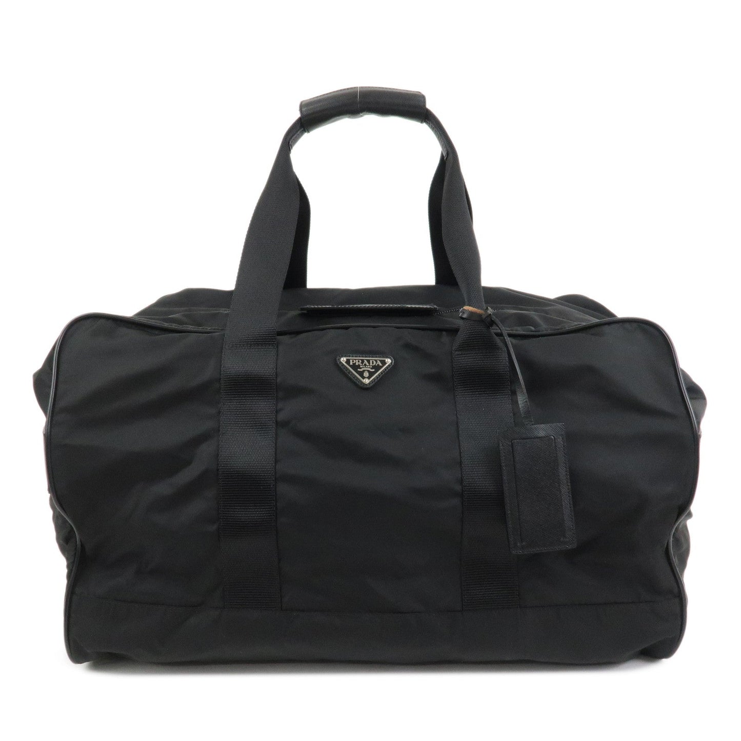 Bag Boston Bag Leather Nylon Saffiano Handbag