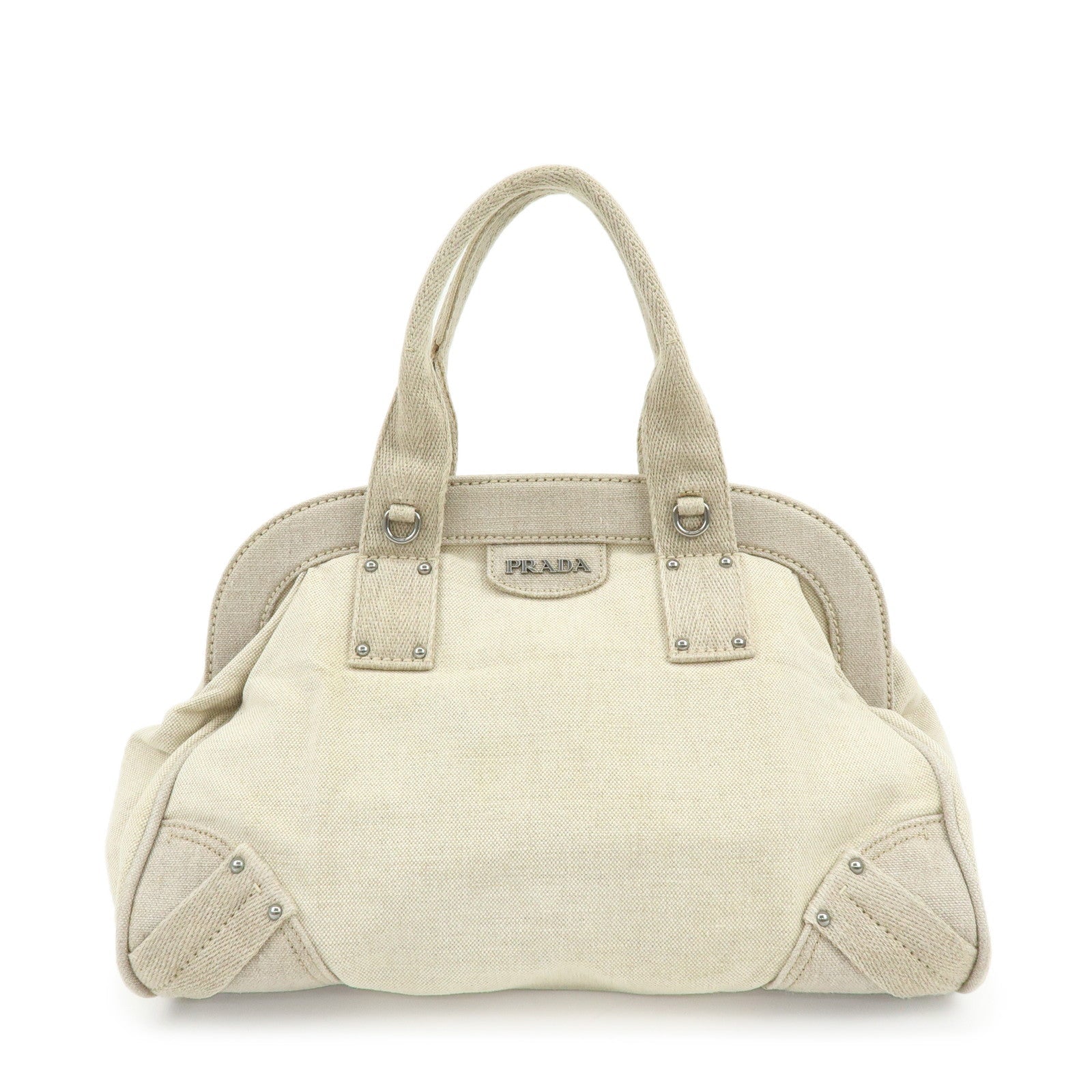 Boston Bag Hand Bag Natural Denim Handbag