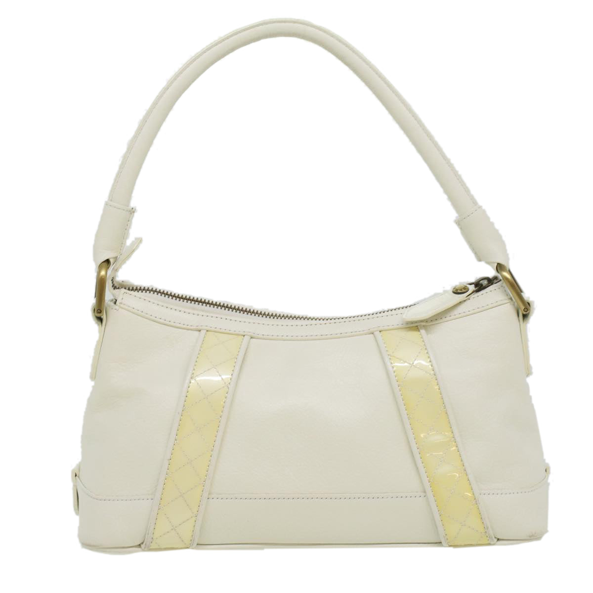 Burberry Shoulder Bag Leather White Leather Shoulder Bag