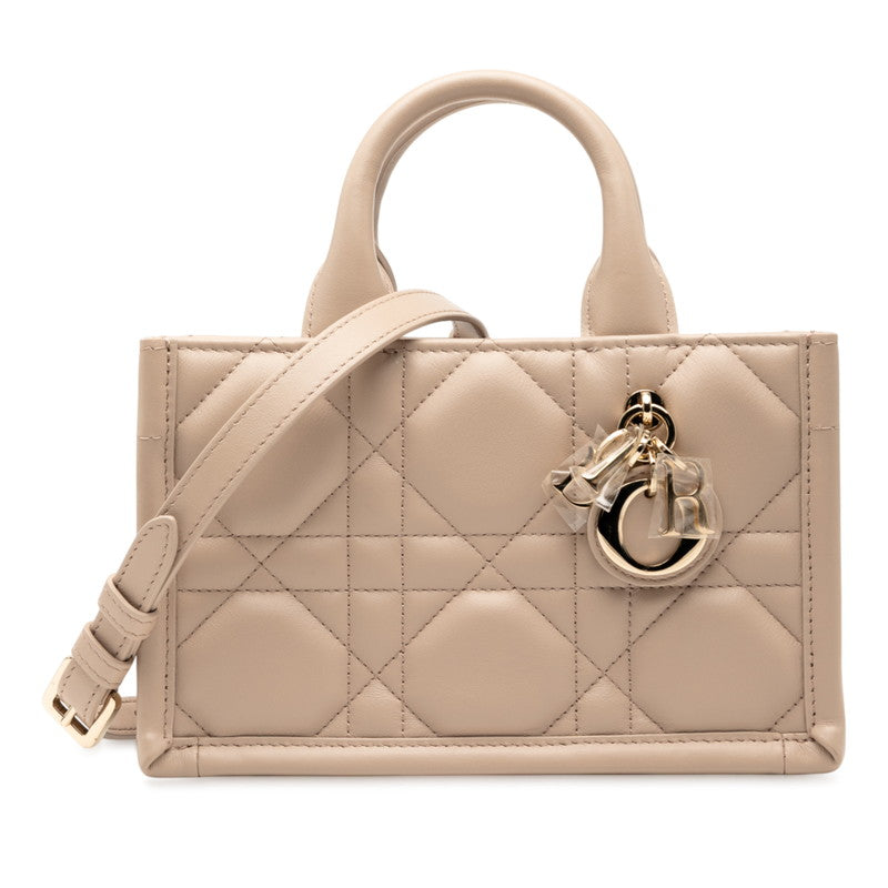 Dior Book Tote Macrocannage 2Way Bag Leather Tote Bag