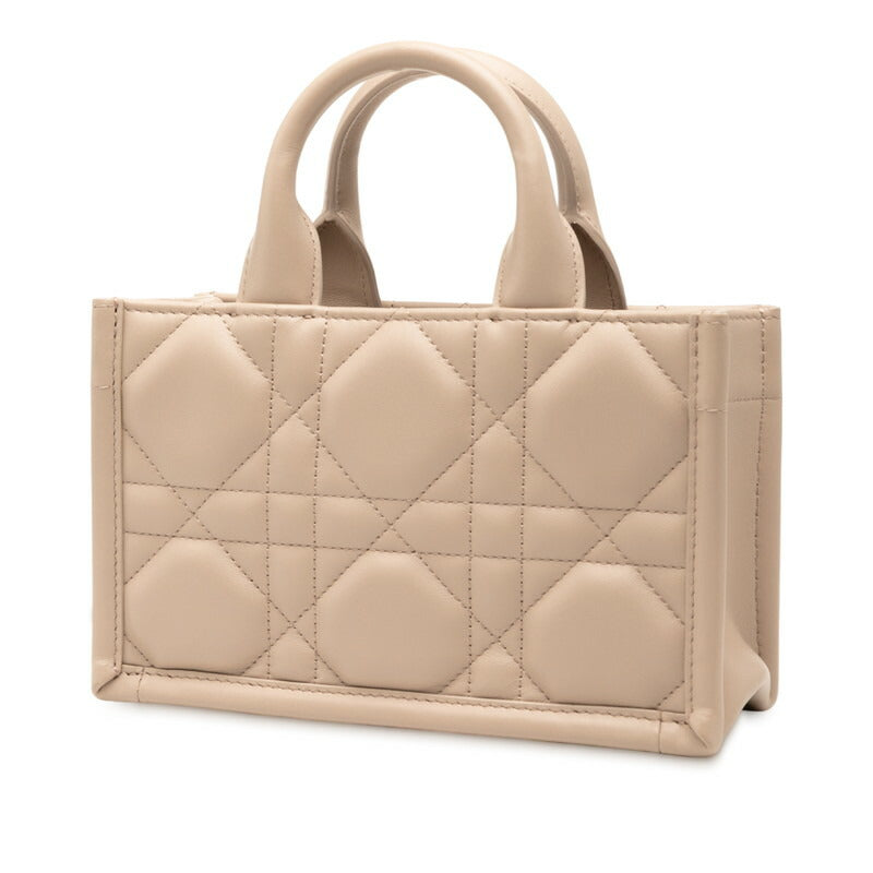 Dior Book Tote Macrocannage 2Way Bag Leather Tote Bag