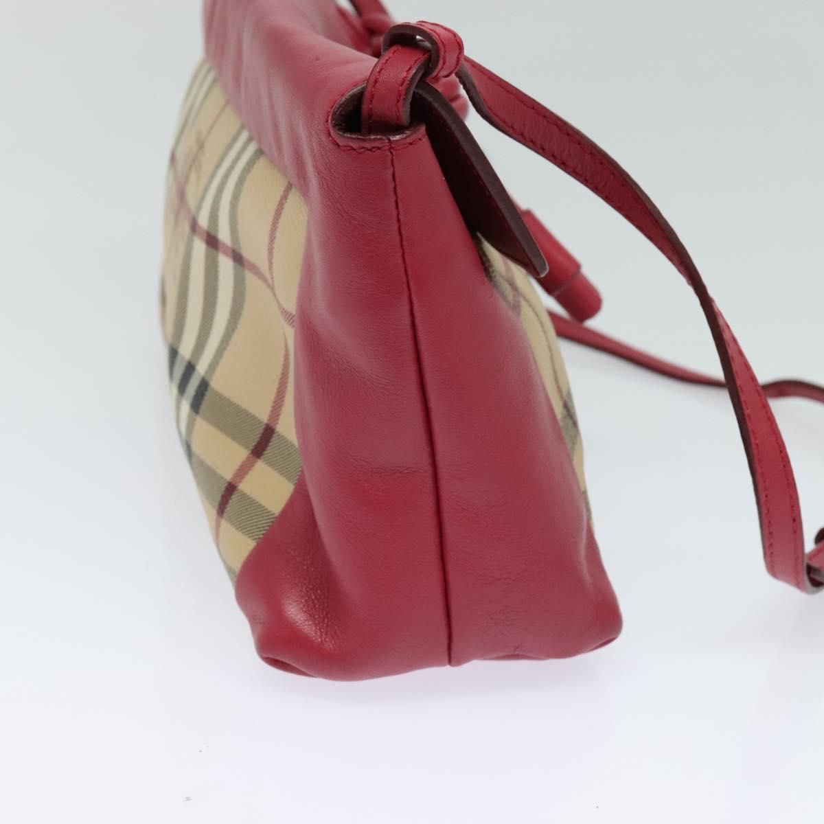 Burberry Nova Check Shoulder Bag Canvas Beige Shoulder Bag 35