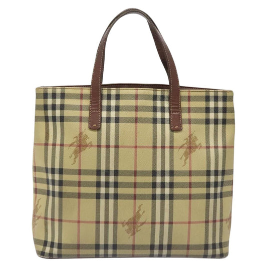 Burberry Nova Check Tote Bag Canvas Beige Tote Bag 19