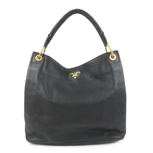 Shoulder Bag Hand Bag 5 Leather Black Logo