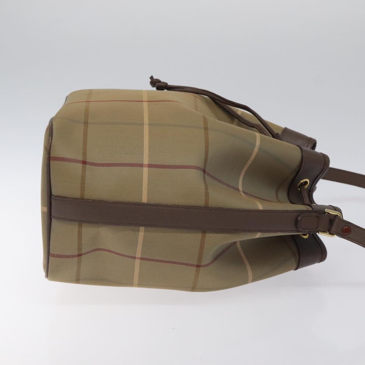 Burberry Nova Check Shoulder Bag Canvas Beige Shoulder Bag 118