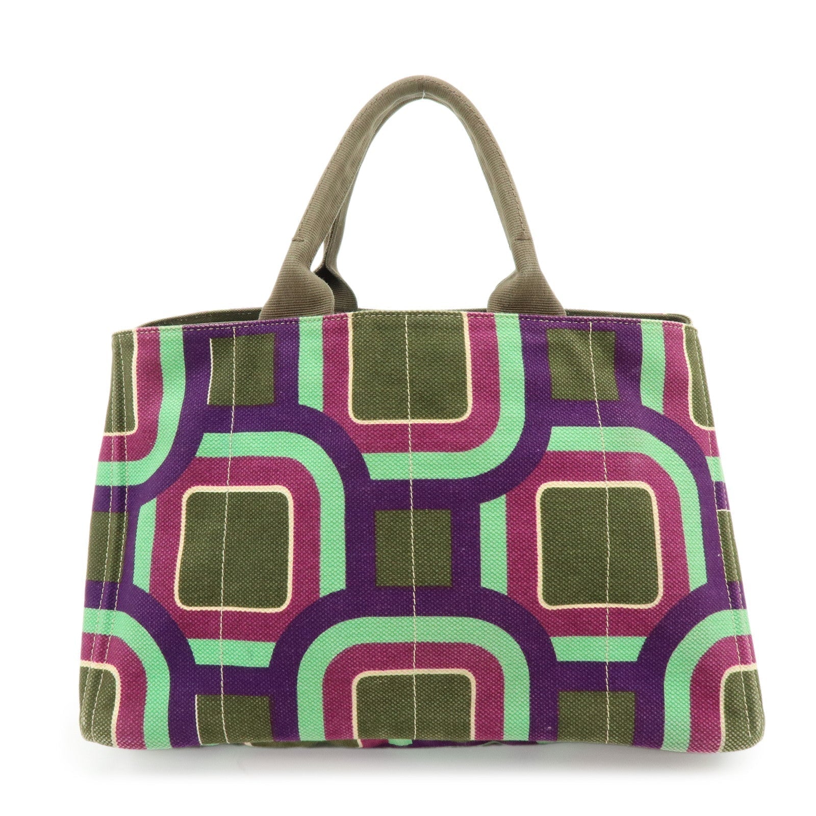 Tote Bag Triangle Canapa Hand Bag Canvas Large Logo