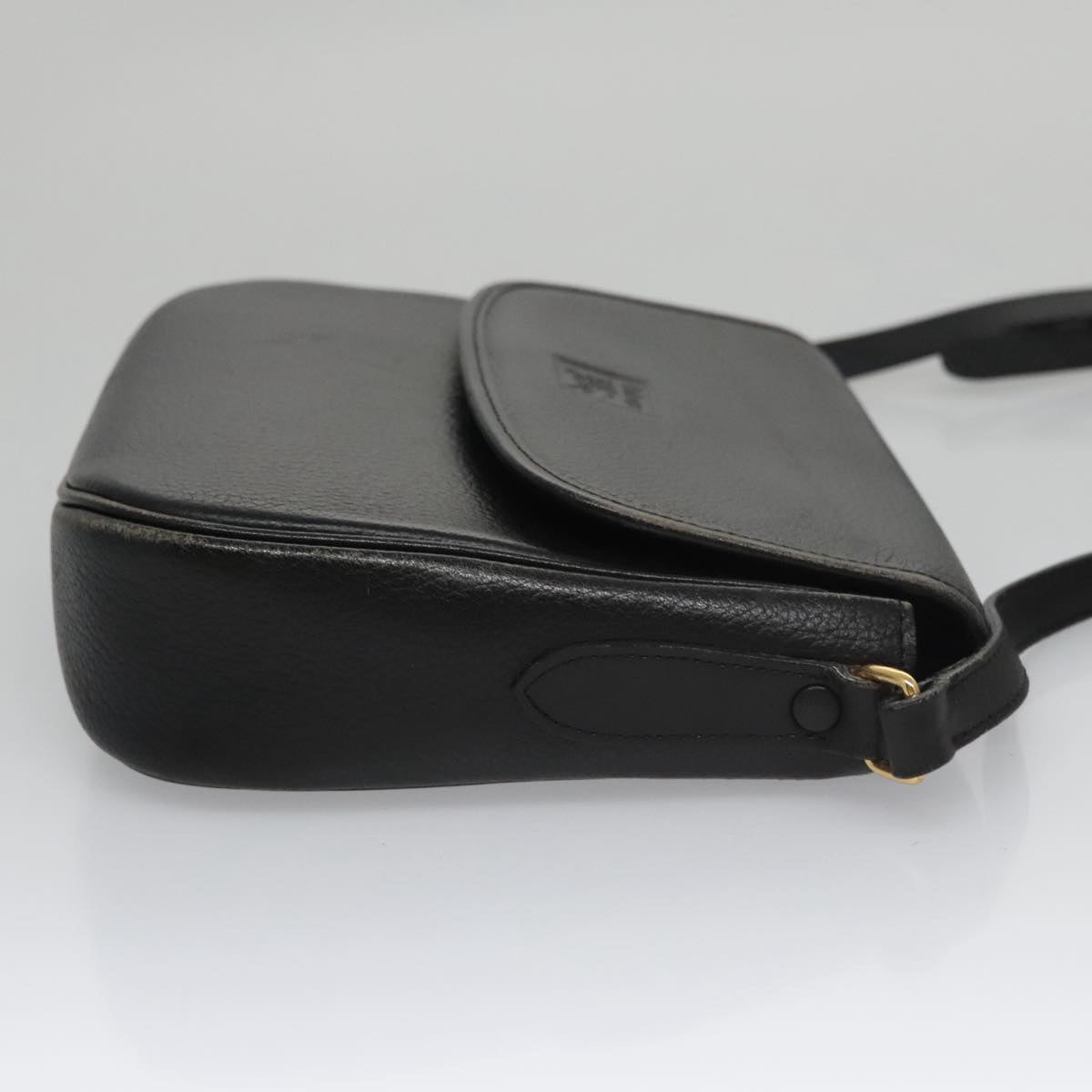 Burberry Shoulder Bag Leather Black Shoulder Bag 6