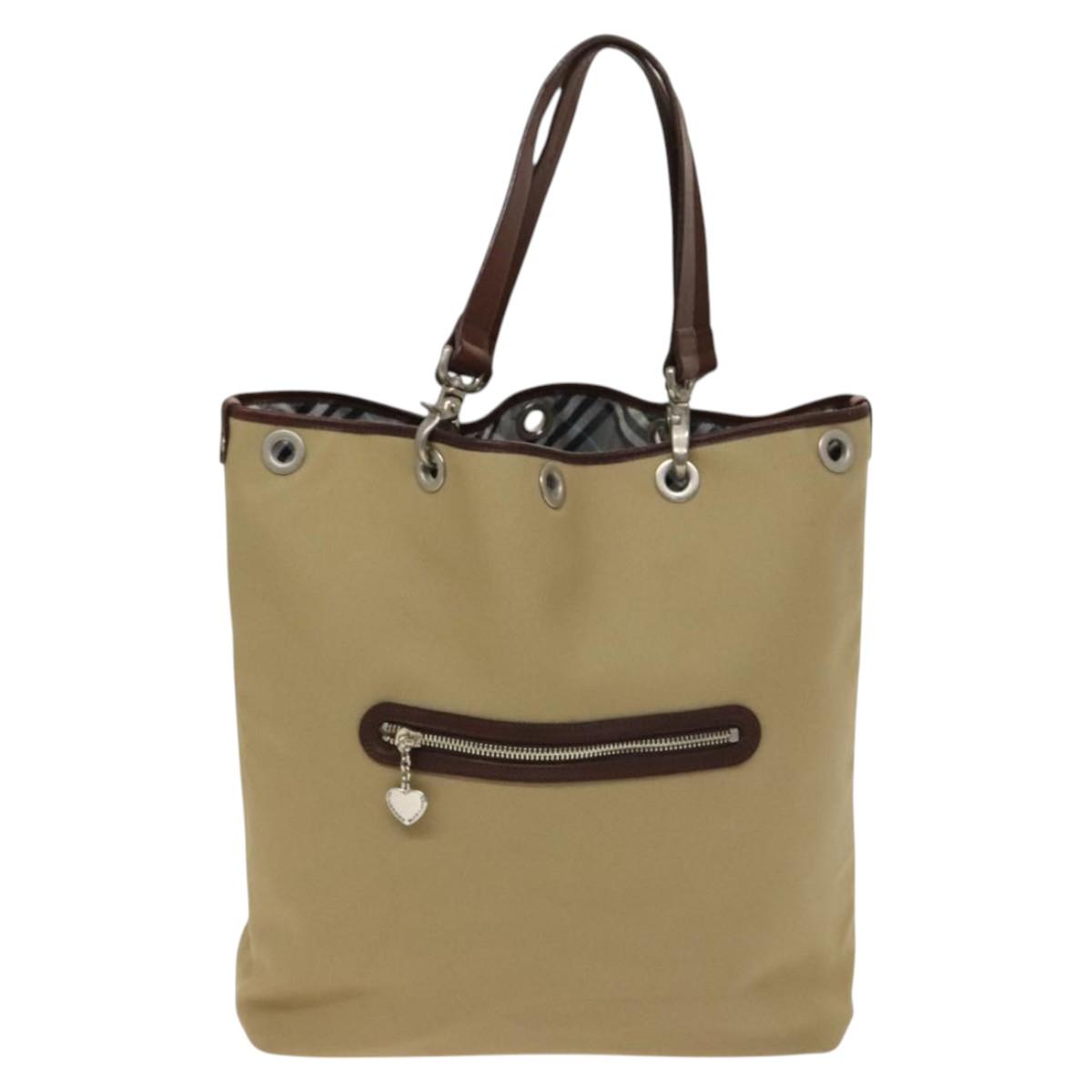 Burberry Tote Bag Canvas Beige