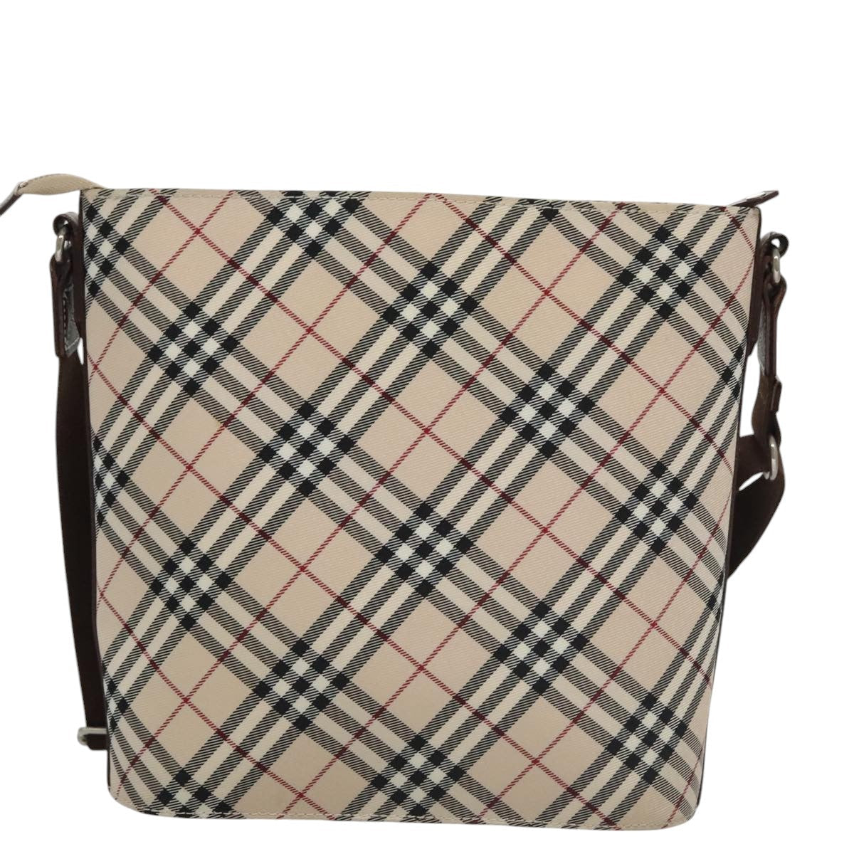 Burberry Nova Check Shoulder Bag Canvas Beige Shoulder Bag 151