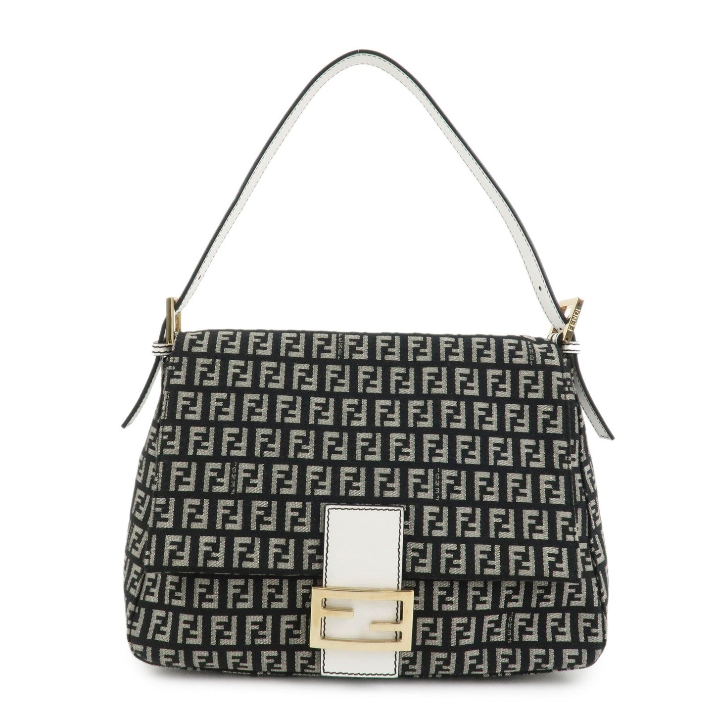 Shoulder Bag Mamma Baguette Zucchino Leather Canvas Zucchino Leather Canvas