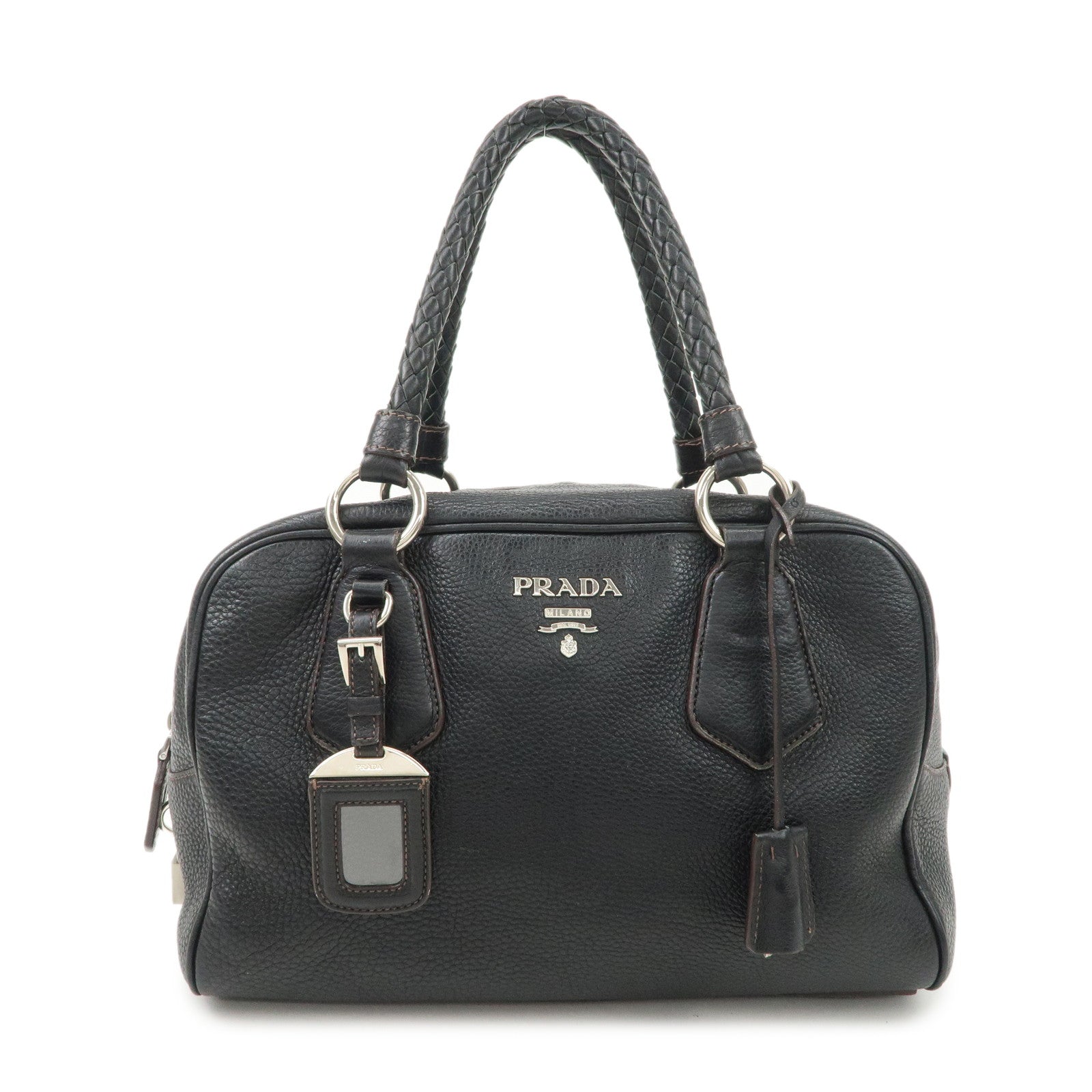 Bag Hand Bag Boston Bag d Leather Black Mini Mini Bag