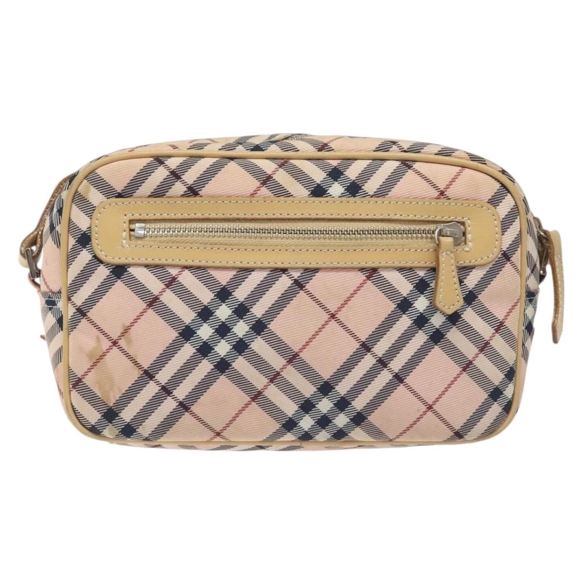 Burberry Nova Check Shoulder Bag Nylon Pink Shoulder Bag 1