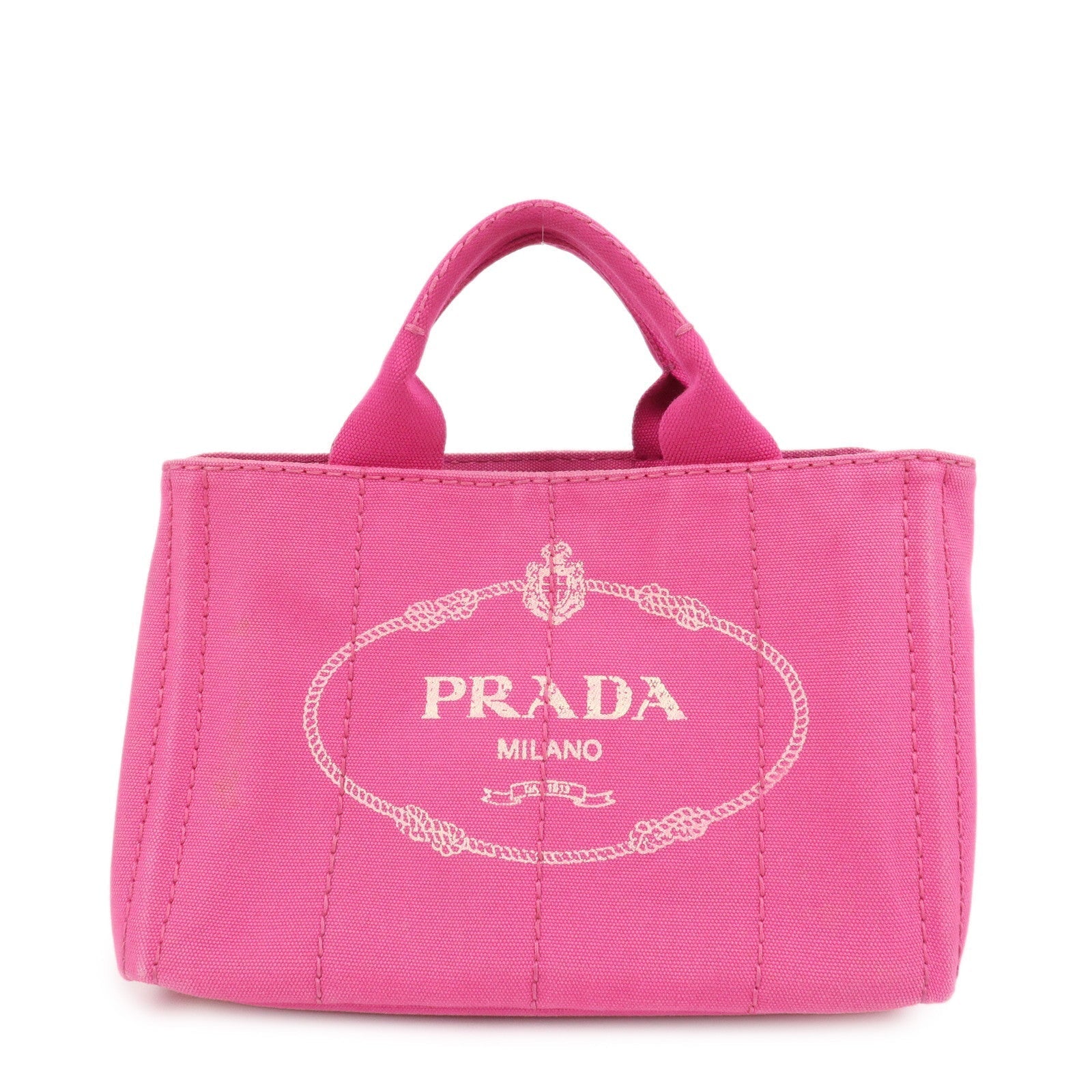 Tote Bag Canapa Hand Bag Canvas Pink Mini