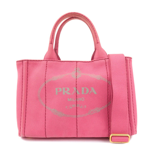 Shoulder Bag Canapa 2Way Hand Bag d Canvas Pink Mini