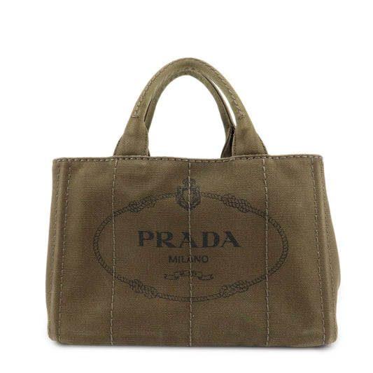 Tote Bag Canapa Hand Bag Khaki d Canvas Mini Logo