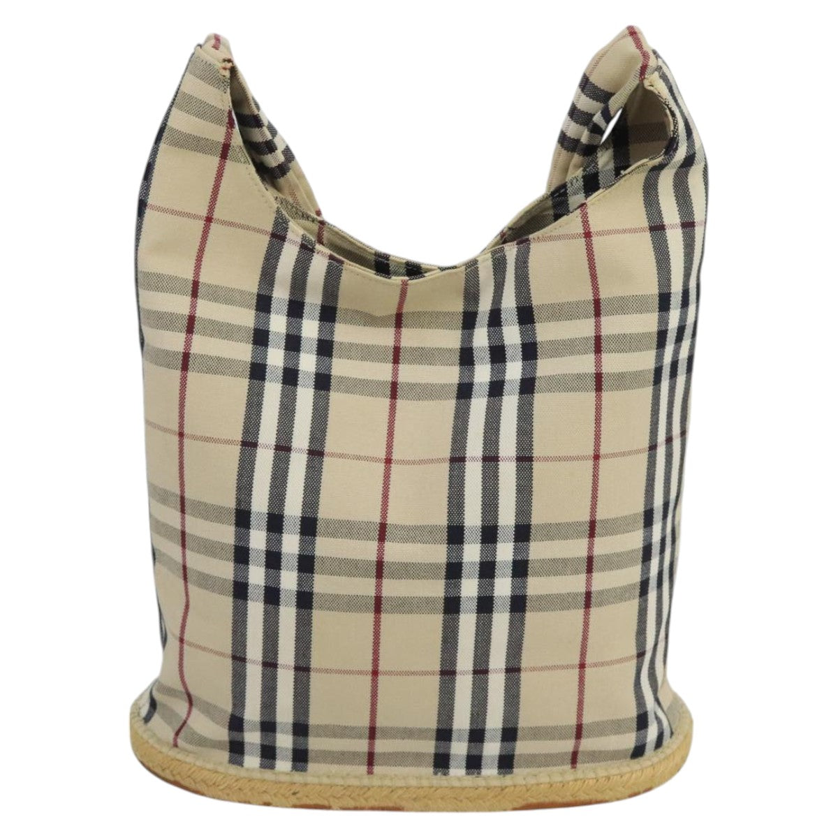 Burberry Nova Check Shoulder Bag Canvas Beige Shoulder Bag 36