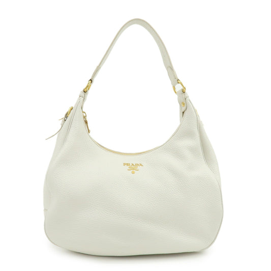 Shoulder Bag Calf Hand Bag Leather Calf Leather White