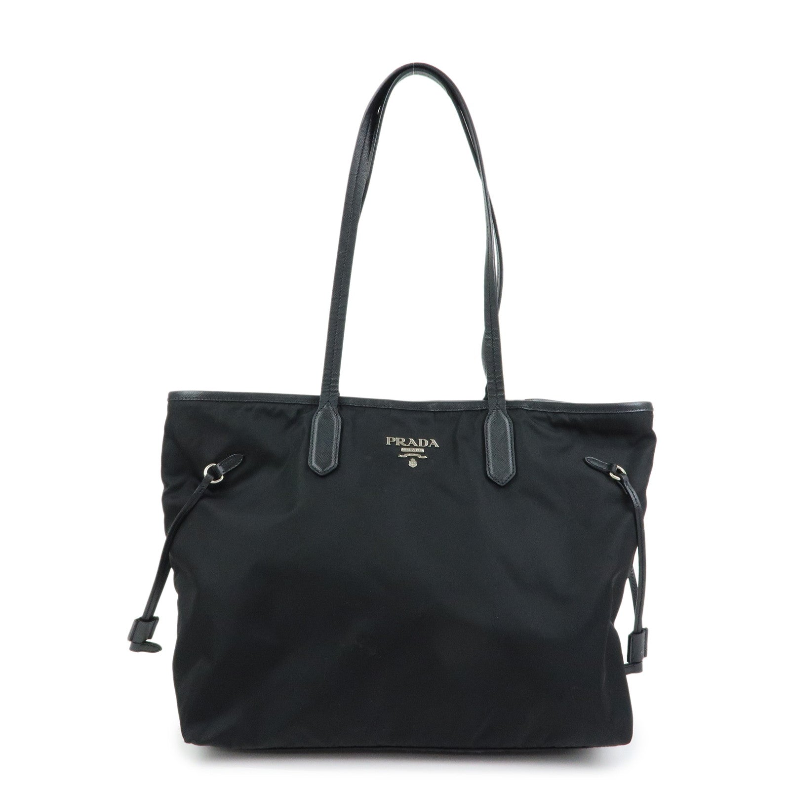 Tote Bag Shoulder Bag Hand Bag Leather Nylon Black