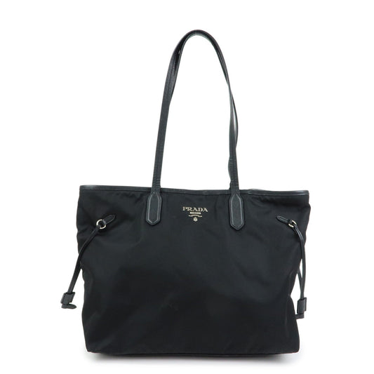 Tote Bag Shoulder Bag Hand Bag Leather Nylon Black