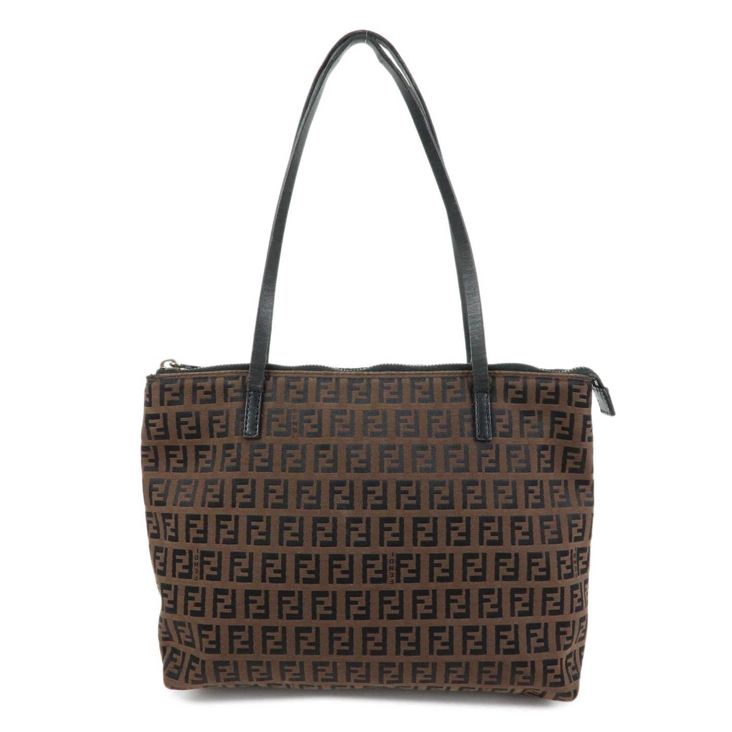 Tote Bag Zucchino Tote Shoulder Bag Leather Canvas Black