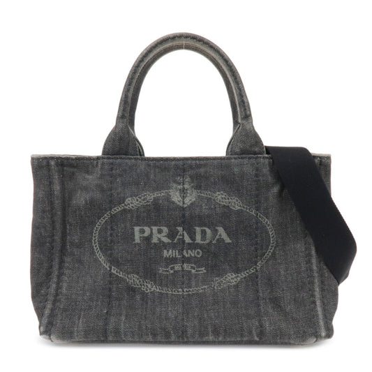 Shoulder Bag Canapa 2Way Bag Hand Black Mini