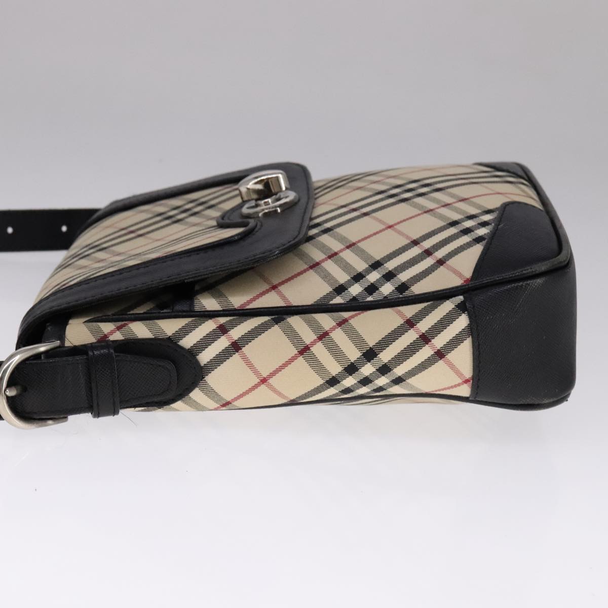 Burberry Nova Check Shoulder Bag Canvas Beige Shoulder Bag 104