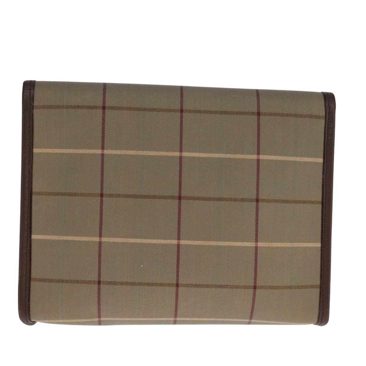 Burberry Nova Check Clutch Bag Canvas Beige Clutch Bag 9